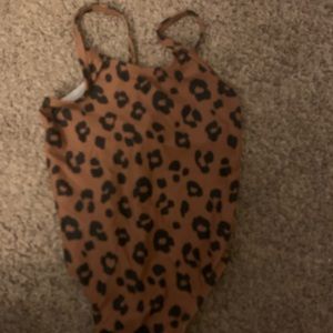 3T cheetah print bathing suit
